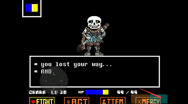 Ink Sans fight