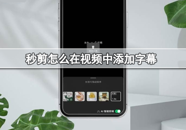 秒剪怎么在视频中添加字幕-秒剪添加视频字幕教程 - 七匣子
