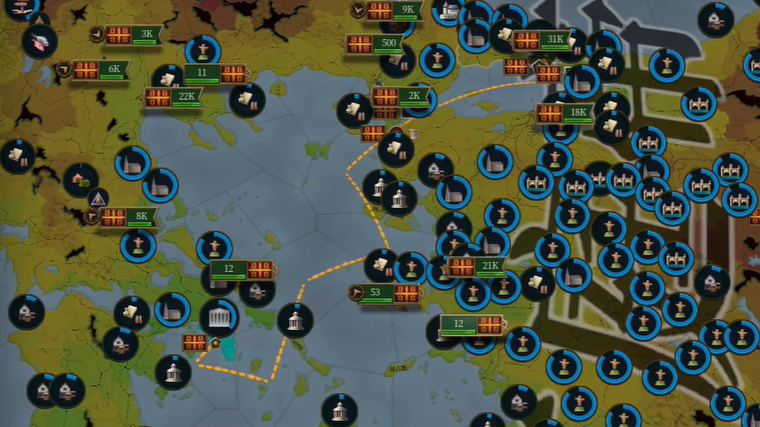 欧陆风云5怎么提搞控制力