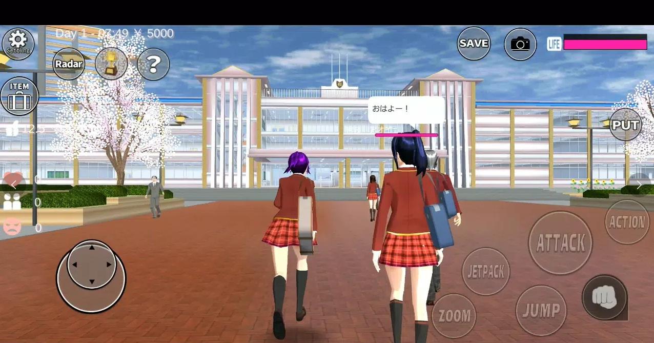 樱花校园模拟器英文版(SAKURA SCHOOLSIMULATOR)